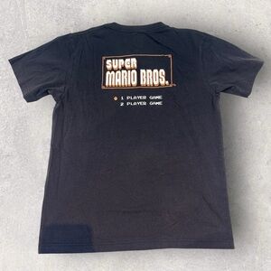 [UNISEX] UNIQLO Super Mario Bros Graphic T-Shirt XS | Black Gamer Retro Nintendo